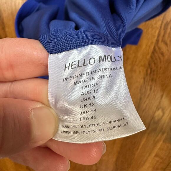 Hello Molly Love in the Night Dress in Cobalt Blue - Picture 8 of 11